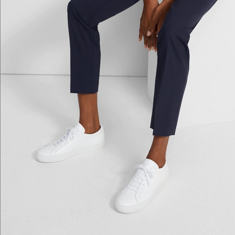 Lightly worn (3 times) white common project sneakers